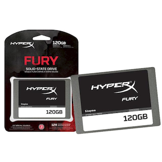 Накопитель SSD SATA III 120Gb Kingston SHFS37A/120G w510Mb/s Hyper X Fury 2.5