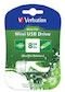 Флеш Диск Verbatim 8Gb Store n Go Mini GRAFFITI EDITION 98163 USB2.0 зеленый