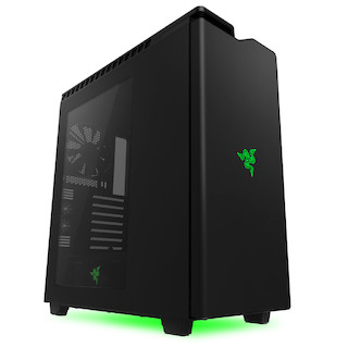 Корпус NZXT H440 Razer черный/зеленый w/o PSU ATX 7x120mm 5x140mm 2xUSB2.0 2xUSB3.0 audio bott PSU