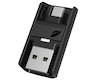 Флеш Диск Leef 64Gb Bridge LFBRI-064GKR USB2.0 черный OTG microUSB