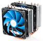 Вентилятор Deepcool NEPTWIN V2 Soc-AMD/1150/1155/1156/2011/ 4pin 26-31dB Al+Cu 150W 1109g винты LED