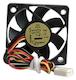 Вентилятор Gembird 50x50x10, втулка, 3pin, провод 25см