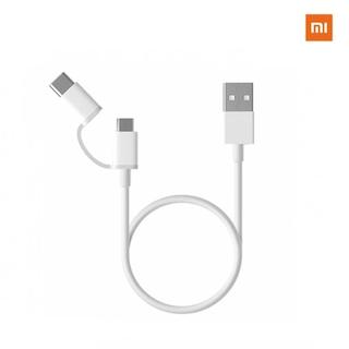 Кабель Xiaomi 2 in 1 USB Cable Micro USB to Type C (30cm) White