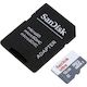 Флеш карта microSDHC 16Gb Class10 Sandisk SDSQUNS-016G-GN3MA +адаптер