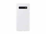 Чехол для Samsung Galaxy S10 LED Back Cover белый Samsung EF-KG973CWEGWW (накладка)