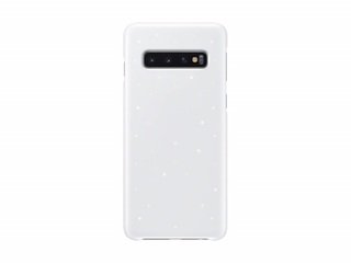 Чехол для Samsung Galaxy S10+ LED Back Cover белый Samsung EF-KG975CWEGWW (накладка)