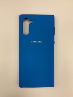 Чехол для Samsung Galaxy Note 10 силиконовый Blue (накладка)