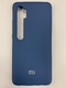 Чехол для Xiaomi Mi Note 10 силиконовый Blue Protective Case (накладка)