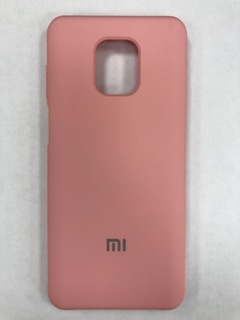 Чехол для Xiaomi Redmi Note 9 Pro/9S силиконовый Pink Innovation (накладка)