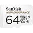 Флеш карта microSDXC 64Gb Class10 Sandisk UHS-3 SDSQQNR-064G-GN6IA