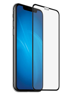 Защитное стекло для Apple iPhone XR Black 3D DF
