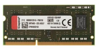 Память SO-DDR3 4096Mb 1600MHz Kingston (KVR16S11S8/4WP) RTL