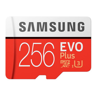 Флеш карта microSDXC 256Gb Samsung EVO Plus UHS-I U3 + SD adapter (MB-MC256KA/EU)