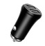 Автомобильное з/у TFN 2xUSB, без кабеля, 3.1A Black  (TFN-CCRPD01)