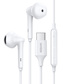 Гарнитура UGREEN EP101 (60700) Wired Earphones with Type-C Connector. Цвет: белый