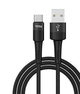 Кабель TFN USB - Type-C, 1.2m  Black (TFN-C-ENV-AC1MBK)