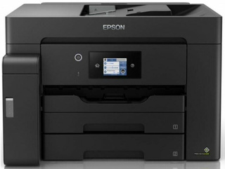 МФУ струйный Epson M15140 (C11CJ41404/ C11CJ41402) A3+ Duplex Net WiFi черный