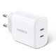 Сетевое з/у UGREEN CD243 (10343) USB-C+USB-C PD Fast Charger 40W