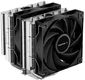 Вентилятор Deepcool AG620 Digital LGA1700/1200/115X/AM5/AM4 (TDP 260W, PWM, DUAL Fan 120mm, 6 тепл. трубок, черный) RET