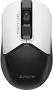 Беспроводная мышь A4 Fstyler FG12S Panda белый/черный оптическая (1200dpi) silent USB (3but)