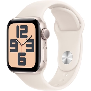 Смарт-Часы Apple Watch SE 2024 40mm Starlight Aluminum Case Sport Band (MXEF3)
