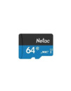 Флеш карта microSDXC 64Gb Netac NT02P500STN-064G-S P500 w/o adapter