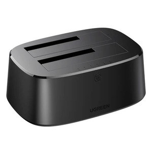 Внешний бокс для HDD UGREEN CM198 USB 3.0 to SATA Dual-Bay Hard Drive Docking