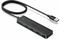 Хаб UGREEN CM219 (35574) 4-Port USB 3.0 Hub with USB-C power port 1м черный