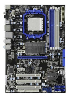 Материнская плата ASRock 770 EXTREME3 Soc-AM3 AMD770 DDRIII ATX AC'97 8ch LAN-Gbt +RaiD +USB3.0