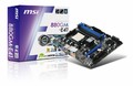 Материнская плата MSI 880GM-E41 Soc-AM3 AMD880G DDRIII mATX AC'97 8ch. LAN-Gbt+VGA +RaiD