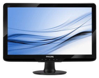 Монитор Philips TFT 21.5" 222E2SB/00 glossy-black 5ms 16:9 FullHD DVI  500 000:1 250cd