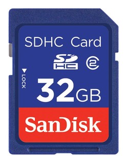 Флеш карта SDHC 32Gb  SanDisk (SDSDB-032G-E11)