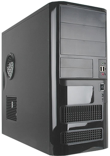 Корпус INWIN IW-EA-012BL Black-Silver 450W USB/Audio ATX