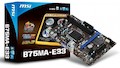 Материнская плата MSI B75MA-E33 Soc-1155 iB75 DDR3 mATX AC'97 8ch. GbLAN VGA+HDMI BULK