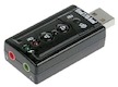 Звуковая карта USB TRUA71 (C-Media CM108) 2.0 channel out 44-48KHz volume control (7.1 virtual chann