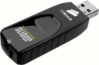 Флеш Диск Corsair 32Gb Voyager Slider CMFSL3B-32GB USB3.0 черный